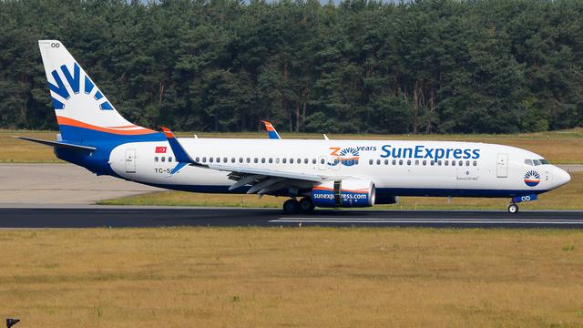 TC-SOD:Boeing 737-800:SunExpress